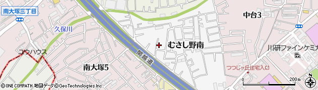 埼玉県川越市むさし野南21周辺の地図