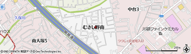 埼玉県川越市むさし野南15周辺の地図