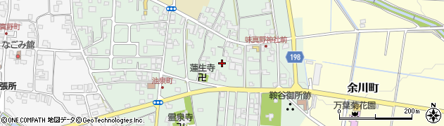 福井県越前市池泉町周辺の地図