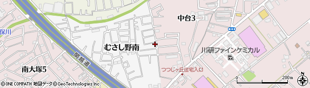 埼玉県川越市むさし野南8-27周辺の地図