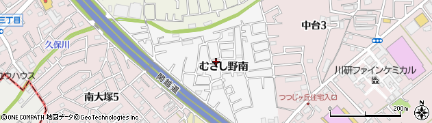 埼玉県川越市むさし野南17周辺の地図