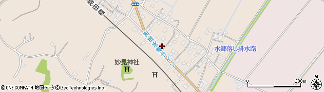 千葉県香取市大倉596周辺の地図