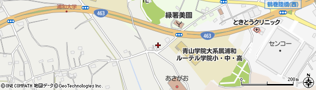 埼玉県さいたま市緑区大崎3593周辺の地図