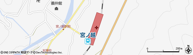 宮ノ越駅周辺の地図