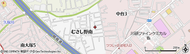 埼玉県川越市むさし野南8周辺の地図