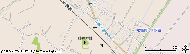 千葉県香取市大倉569周辺の地図
