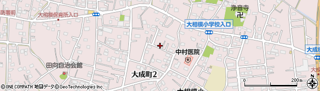 埼玉県越谷市大成町2丁目周辺の地図