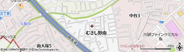 埼玉県川越市むさし野南16周辺の地図