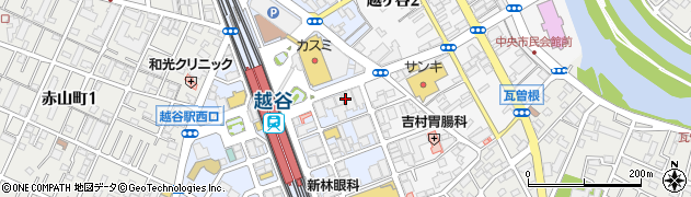 株式会社三井住友銀行　越谷ローンプラザ周辺の地図