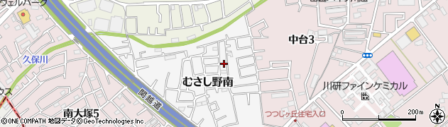 埼玉県川越市むさし野南11周辺の地図