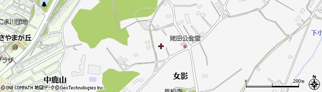 埼玉県日高市女影1315周辺の地図