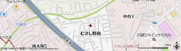 埼玉県川越市むさし野南13-5周辺の地図