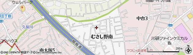 埼玉県川越市むさし野南16-11周辺の地図