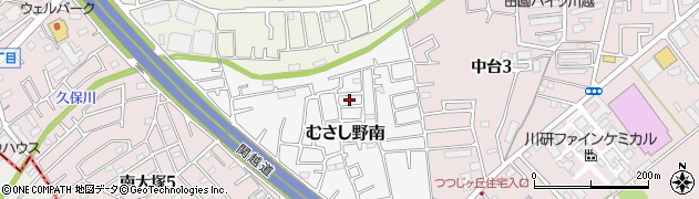 埼玉県川越市むさし野南13周辺の地図