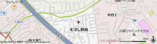 埼玉県川越市むさし野南13-4周辺の地図