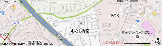 埼玉県川越市むさし野南13-3周辺の地図