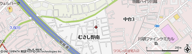 埼玉県川越市むさし野南11-7周辺の地図