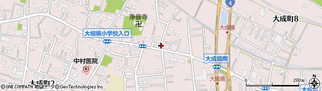 埼玉県越谷市大成町周辺の地図