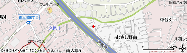 埼玉県川越市むさし野南3-5周辺の地図
