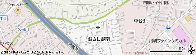 埼玉県川越市むさし野南12-3周辺の地図