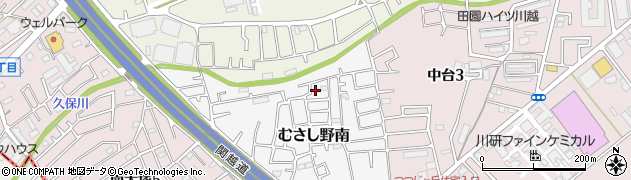 埼玉県川越市むさし野南12-2周辺の地図
