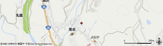 長野県富士見町（諏訪郡）落合（机）周辺の地図