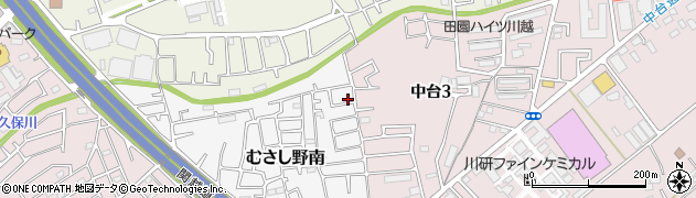 埼玉県川越市むさし野南6-12周辺の地図
