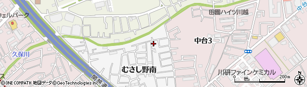 埼玉県川越市むさし野南9-27周辺の地図