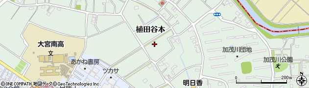 埼玉県さいたま市西区植田谷本周辺の地図
