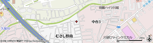 埼玉県川越市むさし野南6-4周辺の地図