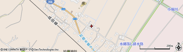 千葉県香取市大倉548周辺の地図