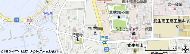 ８番らーめん 武生店周辺の地図