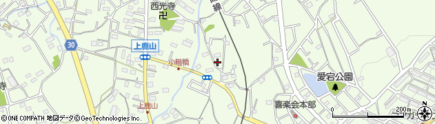 埼玉県日高市上鹿山363周辺の地図