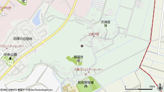 〒289-0203 千葉県香取郡神崎町大貫の地図