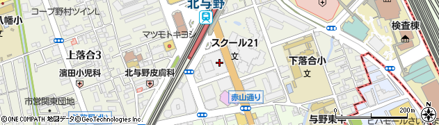 埼玉トヨペット株式会社与野ＰｉＰｉｔ店周辺の地図