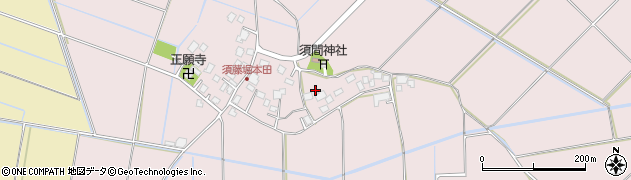 茨城県龍ケ崎市須藤堀町580周辺の地図