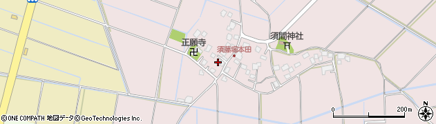 茨城県龍ケ崎市須藤堀町593周辺の地図