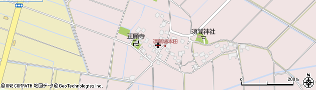茨城県龍ケ崎市須藤堀町603周辺の地図