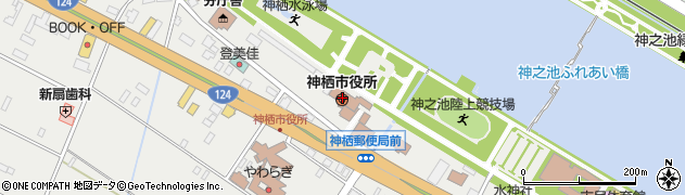 茨城県神栖市周辺の地図