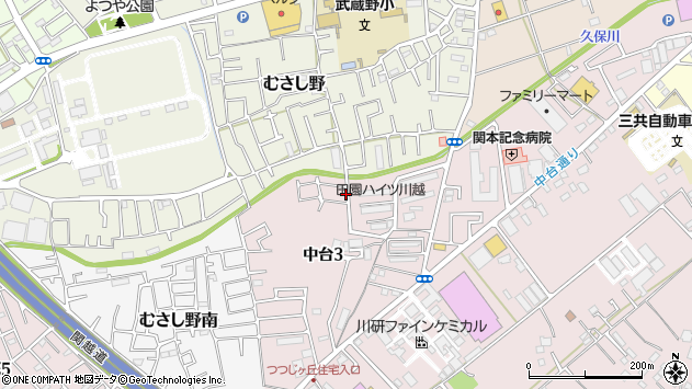 〒350-1161 埼玉県川越市大塚新田の地図