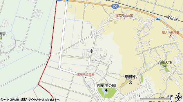 〒287-0065 千葉県香取市西部田の地図