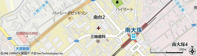 飯能信用金庫南大塚支店周辺の地図