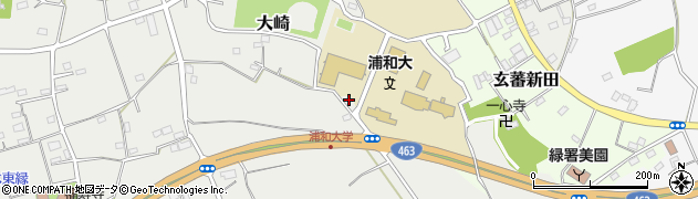 埼玉県さいたま市緑区大崎3526周辺の地図
