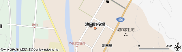 池田町役場　能楽の里文化交流会館周辺の地図