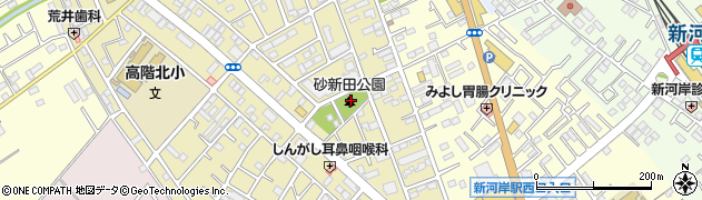 砂新田公園周辺の地図