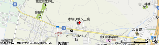 本塚リボン工業周辺の地図