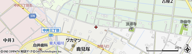 埼玉県吉川市鹿見塚36周辺の地図