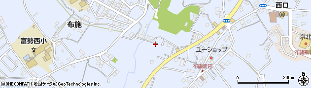 千葉県柏市布施周辺の地図