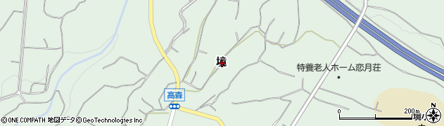長野県諏訪郡富士見町境周辺の地図