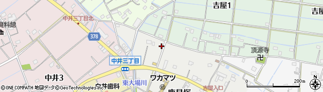 埼玉県吉川市鹿見塚77周辺の地図